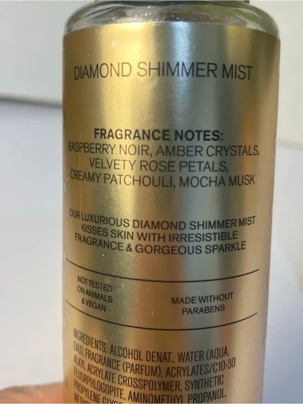“Into the Night” New Full Size Diamond Shimmer Mist